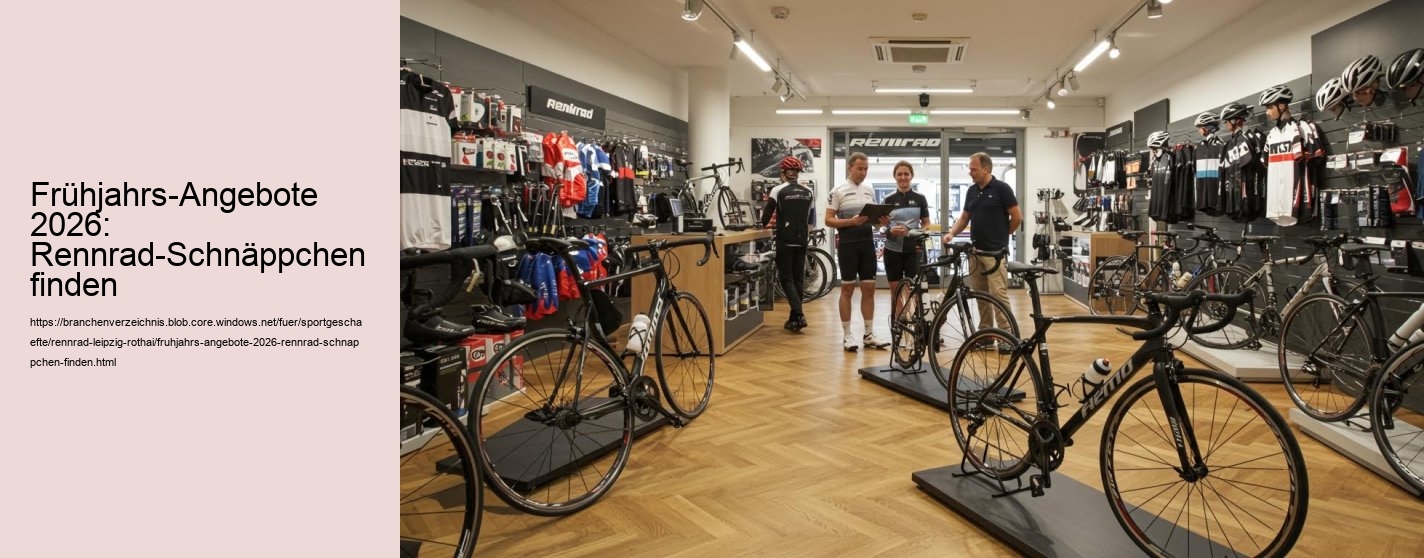 Frühjahrs-Angebote 2026: Rennrad-Schnäppchen finden