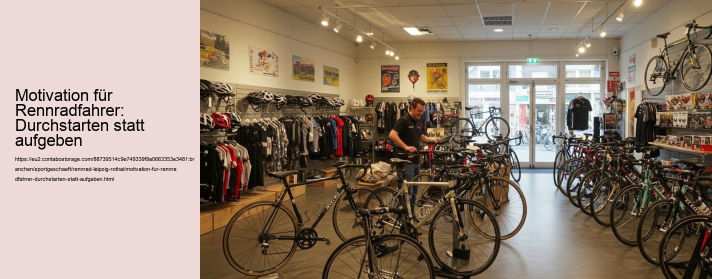Motivation für Rennradfahrer: Durchstarten statt aufgeben
