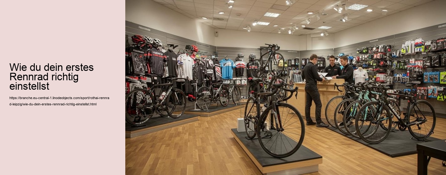 Wie du dein erstes Rennrad richtig einstellst